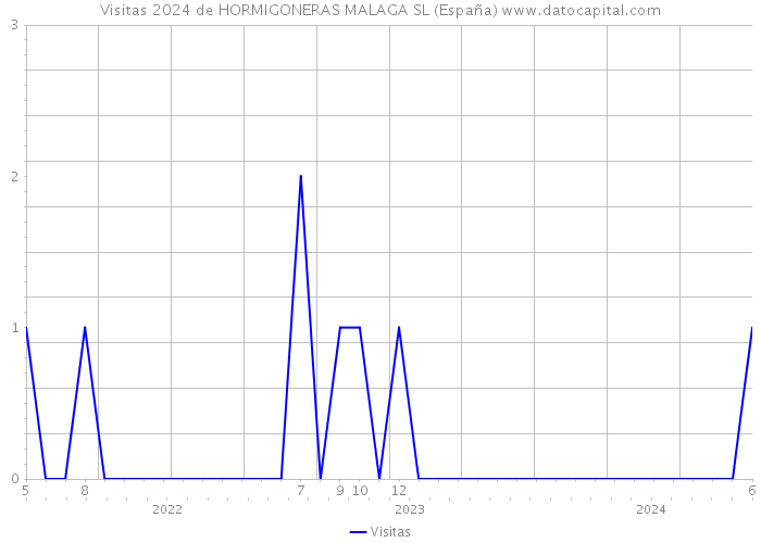 Visitas 2024 de HORMIGONERAS MALAGA SL (España) 