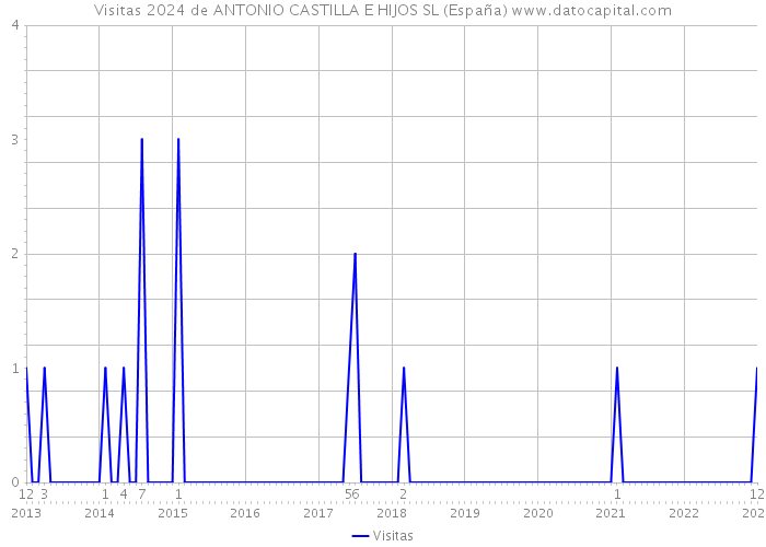 Visitas 2024 de ANTONIO CASTILLA E HIJOS SL (España) 