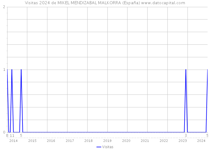 Visitas 2024 de MIKEL MENDIZABAL MALKORRA (España) 