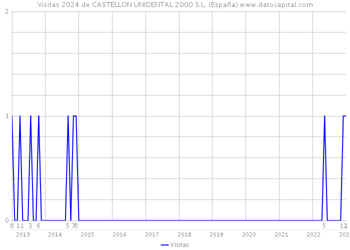 Visitas 2024 de CASTELLON UNIDENTAL 2000 S.L. (España) 
