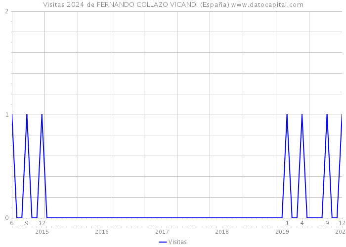Visitas 2024 de FERNANDO COLLAZO VICANDI (España) 