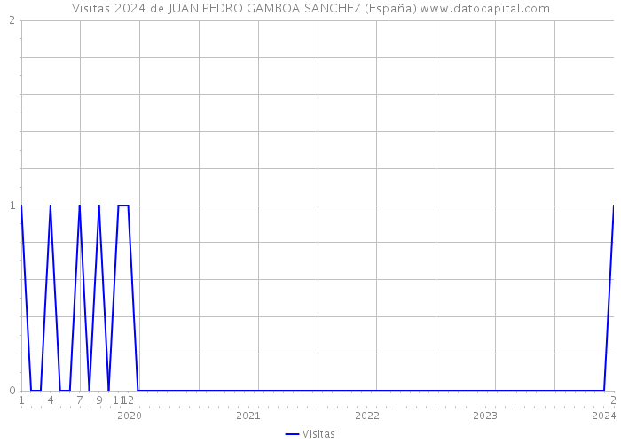 Visitas 2024 de JUAN PEDRO GAMBOA SANCHEZ (España) 