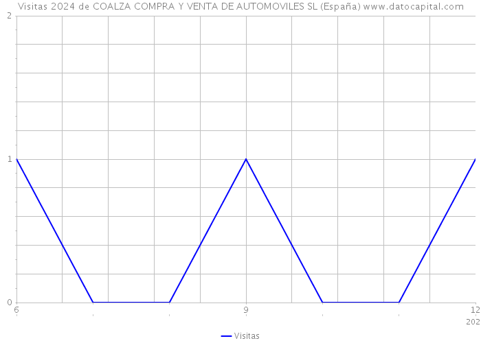 Visitas 2024 de COALZA COMPRA Y VENTA DE AUTOMOVILES SL (España) 