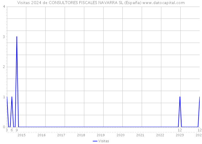 Visitas 2024 de CONSULTORES FISCALES NAVARRA SL (España) 