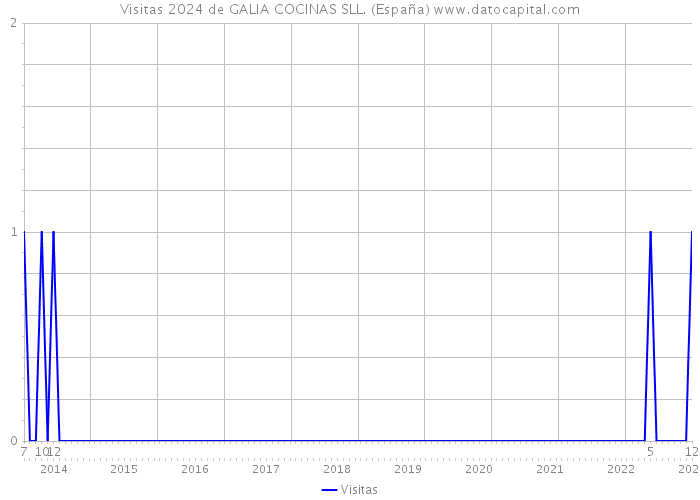 Visitas 2024 de GALIA COCINAS SLL. (España) 