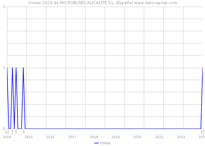 Visitas 2024 de MICROBUSES ALICANTE S.L. (España) 
