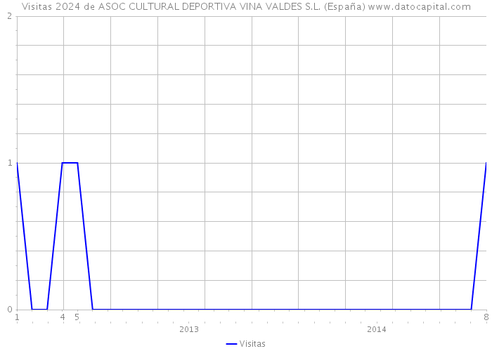 Visitas 2024 de ASOC CULTURAL DEPORTIVA VINA VALDES S.L. (España) 