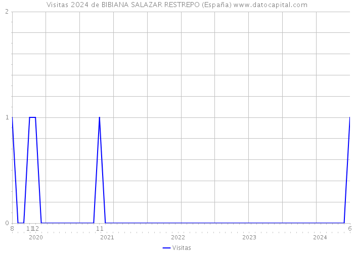 Visitas 2024 de BIBIANA SALAZAR RESTREPO (España) 
