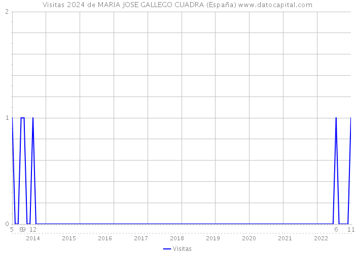 Visitas 2024 de MARIA JOSE GALLEGO CUADRA (España) 