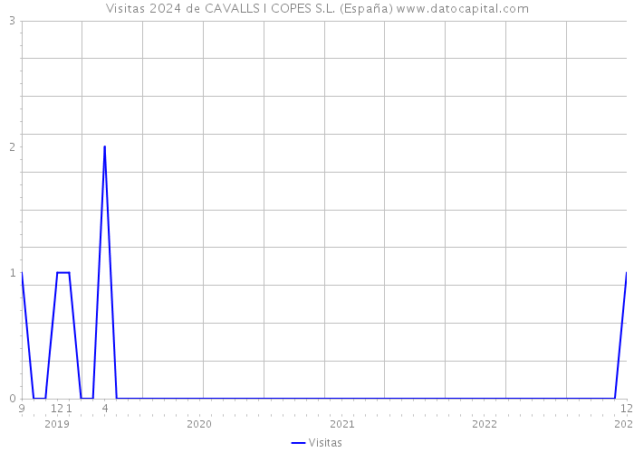 Visitas 2024 de CAVALLS I COPES S.L. (España) 