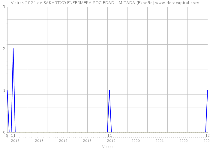 Visitas 2024 de BAKARTXO ENFERMERA SOCIEDAD LIMITADA (España) 