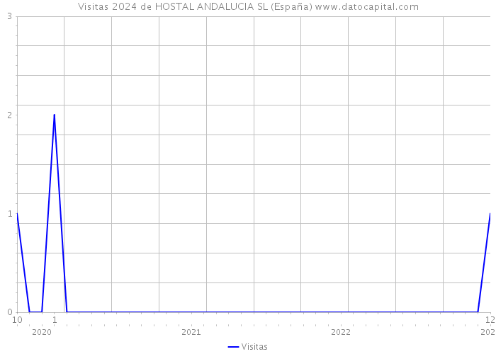 Visitas 2024 de HOSTAL ANDALUCIA SL (España) 