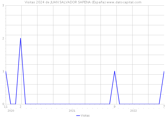 Visitas 2024 de JUAN SALVADOR SAPENA (España) 
