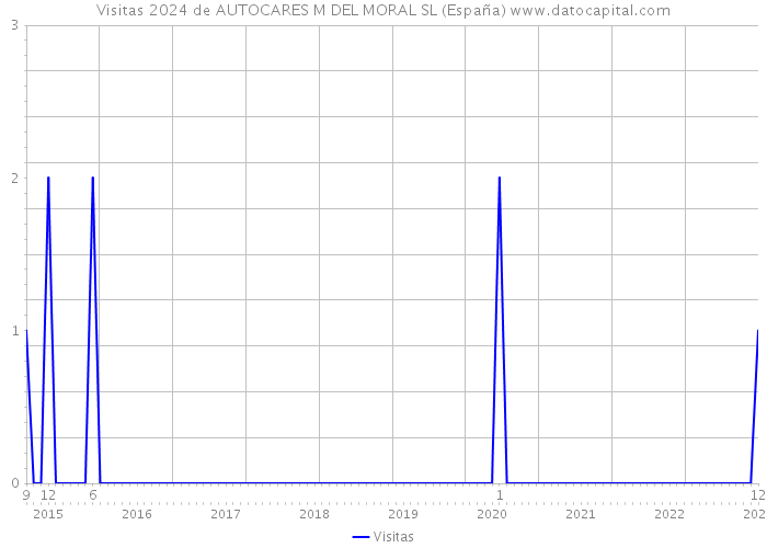 Visitas 2024 de AUTOCARES M DEL MORAL SL (España) 