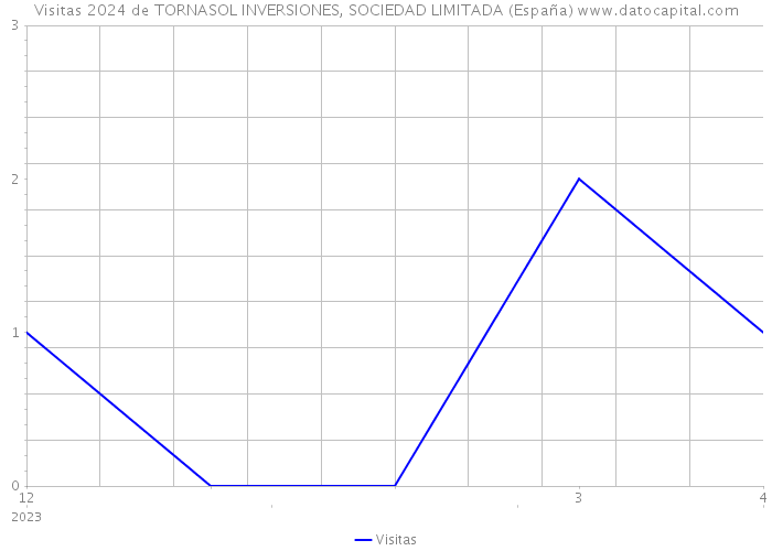 Visitas 2024 de TORNASOL INVERSIONES, SOCIEDAD LIMITADA (España) 