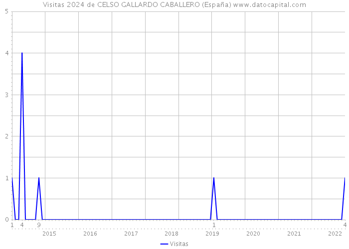 Visitas 2024 de CELSO GALLARDO CABALLERO (España) 