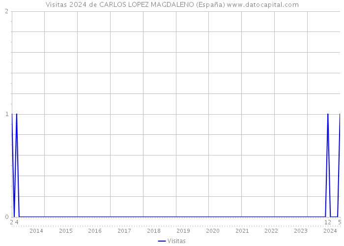 Visitas 2024 de CARLOS LOPEZ MAGDALENO (España) 