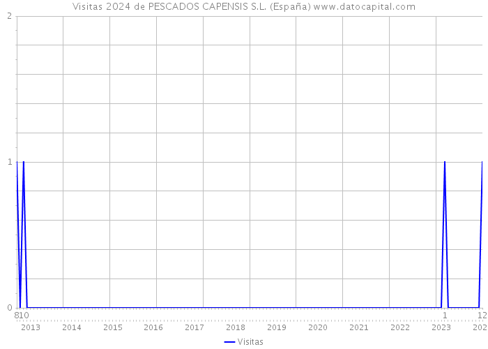 Visitas 2024 de PESCADOS CAPENSIS S.L. (España) 