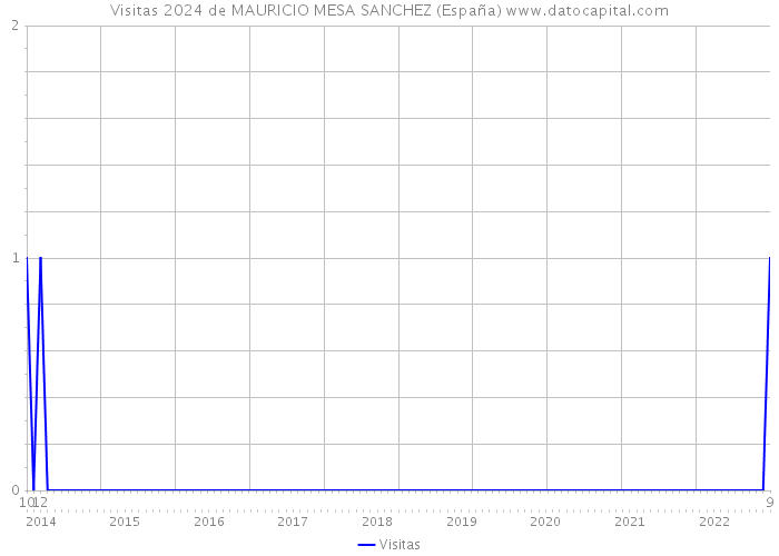 Visitas 2024 de MAURICIO MESA SANCHEZ (España) 