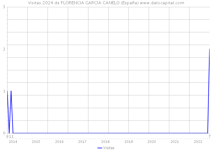 Visitas 2024 de FLORENCIA GARCIA CANELO (España) 
