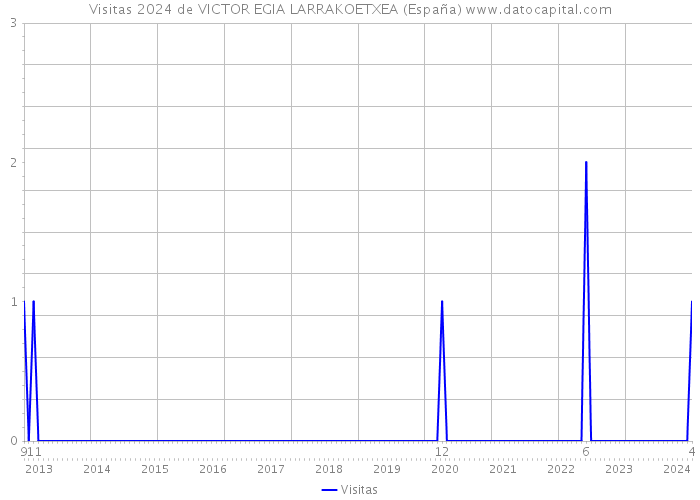 Visitas 2024 de VICTOR EGIA LARRAKOETXEA (España) 