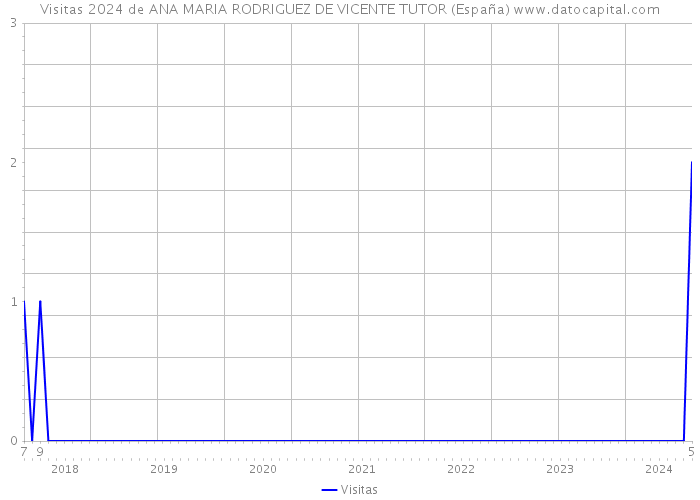 Visitas 2024 de ANA MARIA RODRIGUEZ DE VICENTE TUTOR (España) 