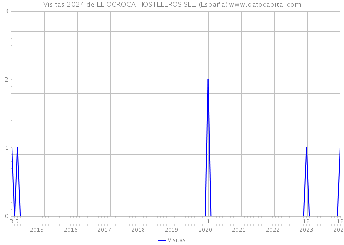 Visitas 2024 de ELIOCROCA HOSTELEROS SLL. (España) 