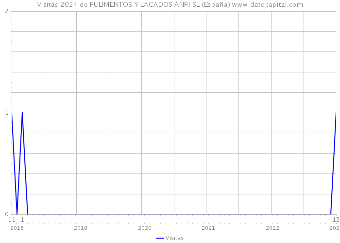 Visitas 2024 de PULIMENTOS Y LACADOS ANRI SL (España) 