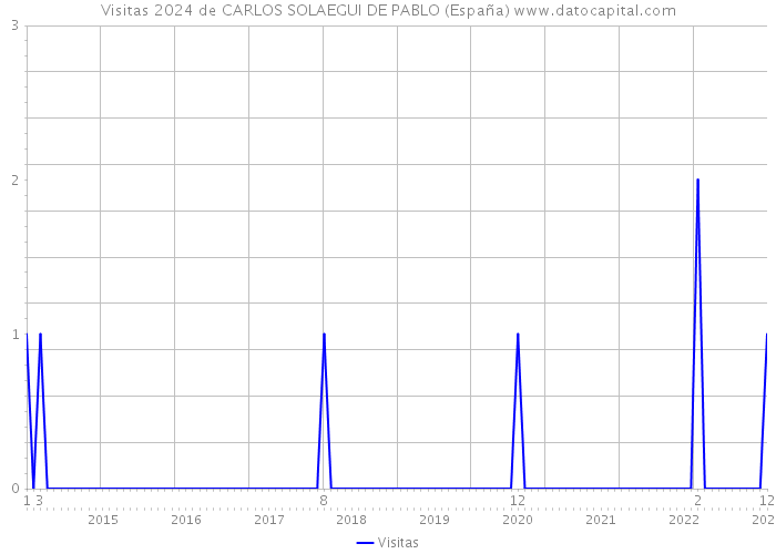 Visitas 2024 de CARLOS SOLAEGUI DE PABLO (España) 