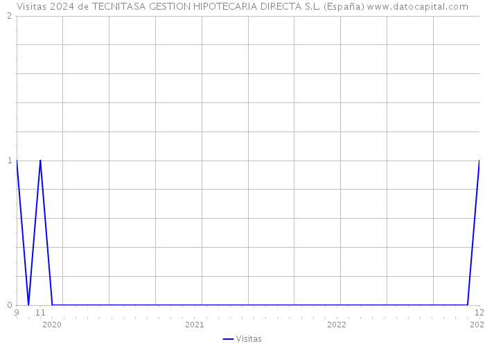 Visitas 2024 de TECNITASA GESTION HIPOTECARIA DIRECTA S.L. (España) 