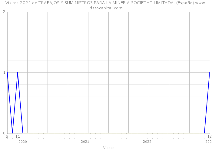 Visitas 2024 de TRABAJOS Y SUMINISTROS PARA LA MINERIA SOCIEDAD LIMITADA. (España) 