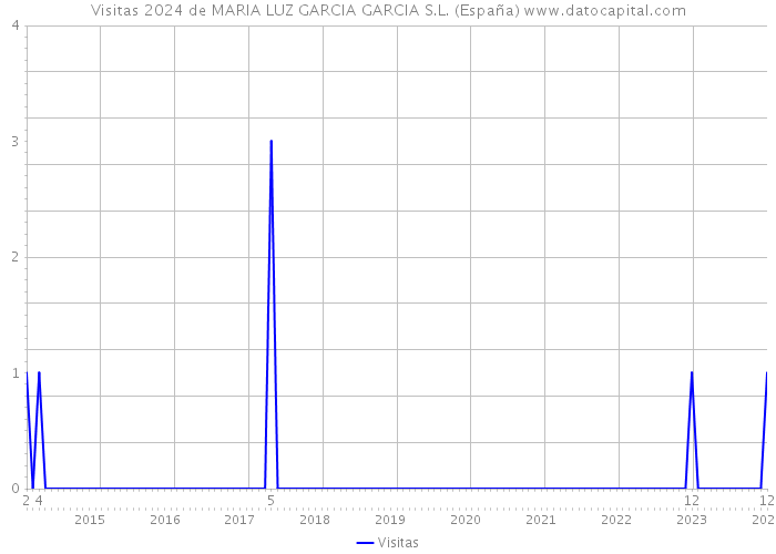 Visitas 2024 de MARIA LUZ GARCIA GARCIA S.L. (España) 