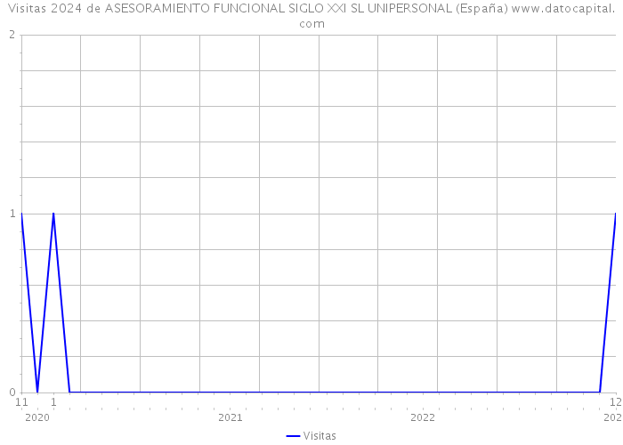Visitas 2024 de ASESORAMIENTO FUNCIONAL SIGLO XXI SL UNIPERSONAL (España) 