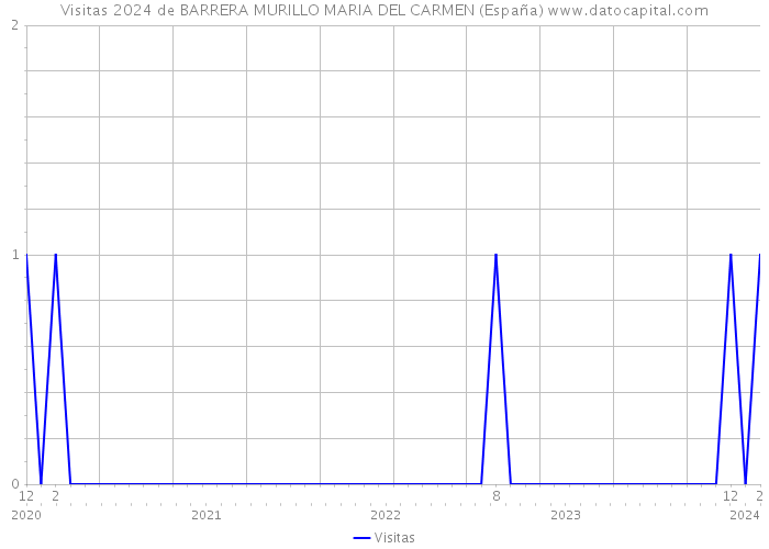 Visitas 2024 de BARRERA MURILLO MARIA DEL CARMEN (España) 