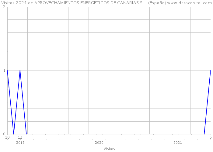 Visitas 2024 de APROVECHAMIENTOS ENERGETICOS DE CANARIAS S.L. (España) 