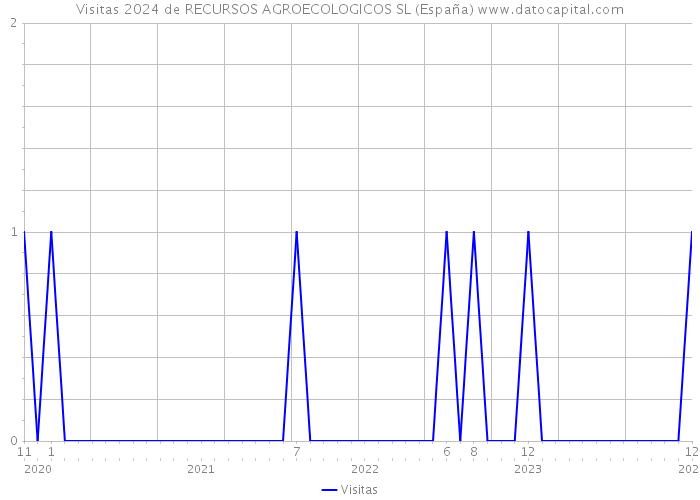 Visitas 2024 de RECURSOS AGROECOLOGICOS SL (España) 
