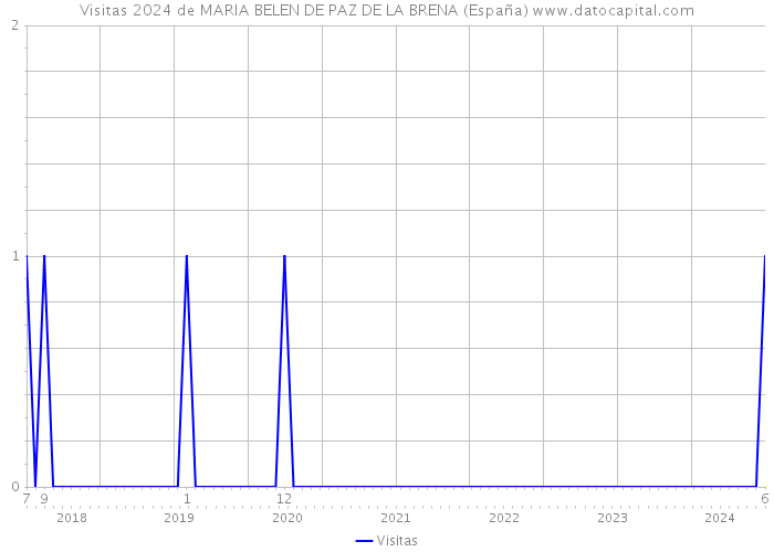 Visitas 2024 de MARIA BELEN DE PAZ DE LA BRENA (España) 