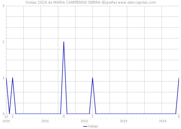 Visitas 2024 de MARIA CAMPESINO SIERRA (España) 