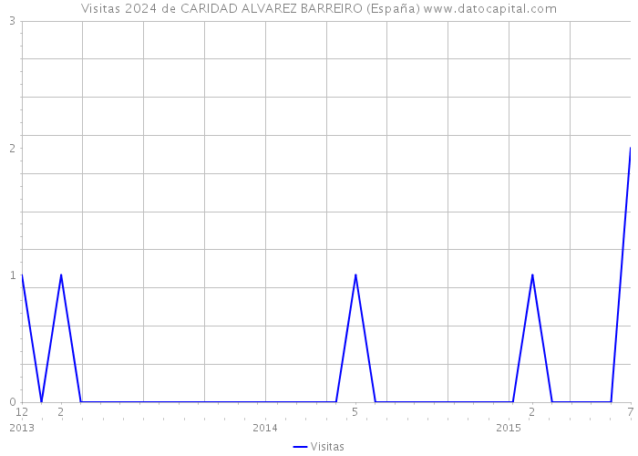 Visitas 2024 de CARIDAD ALVAREZ BARREIRO (España) 