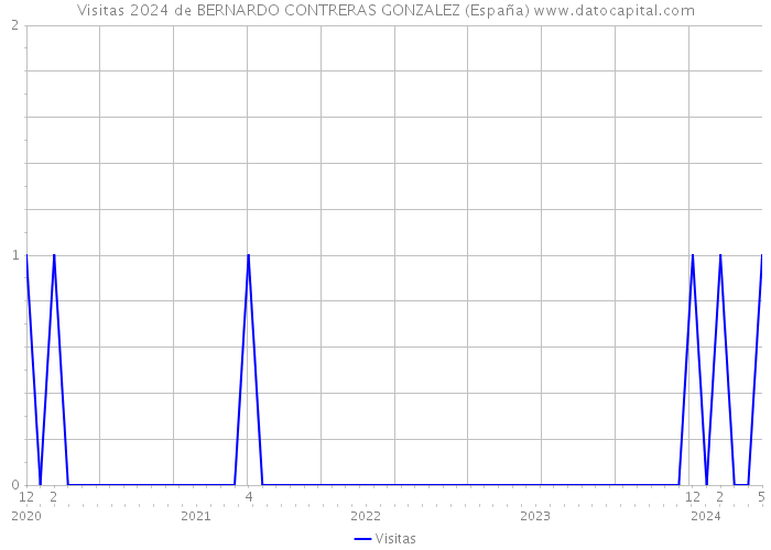 Visitas 2024 de BERNARDO CONTRERAS GONZALEZ (España) 