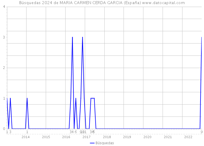 Búsquedas 2024 de MARIA CARMEN CERDA GARCIA (España) 