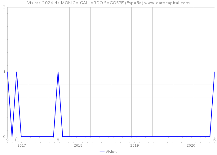 Visitas 2024 de MONICA GALLARDO SAGOSPE (España) 