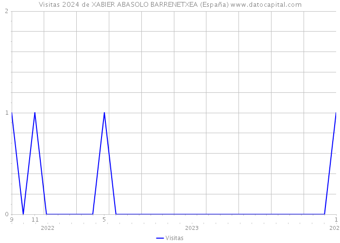 Visitas 2024 de XABIER ABASOLO BARRENETXEA (España) 
