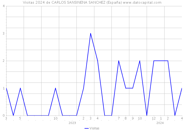 Visitas 2024 de CARLOS SANSINENA SANCHEZ (España) 