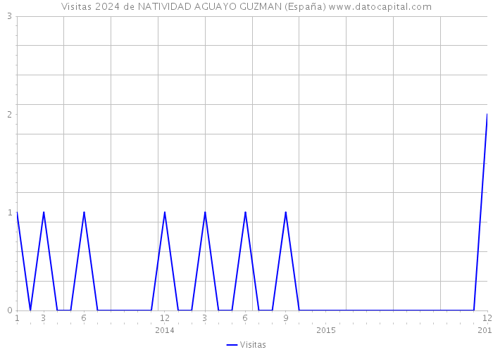 Visitas 2024 de NATIVIDAD AGUAYO GUZMAN (España) 