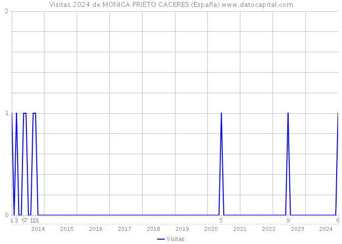 Visitas 2024 de MONICA PRIETO CACERES (España) 
