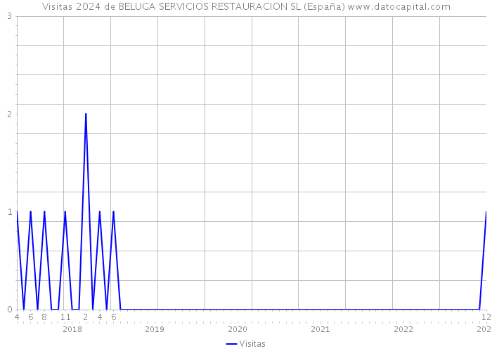 Visitas 2024 de BELUGA SERVICIOS RESTAURACION SL (España) 