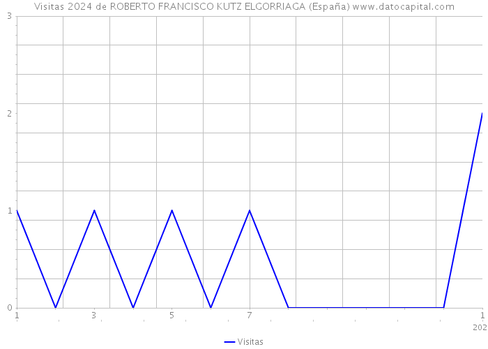 Visitas 2024 de ROBERTO FRANCISCO KUTZ ELGORRIAGA (España) 