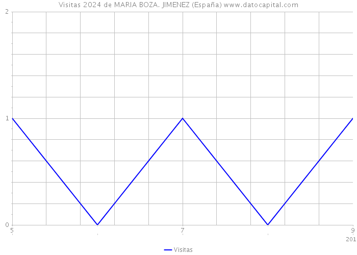 Visitas 2024 de MARIA BOZA. JIMENEZ (España) 