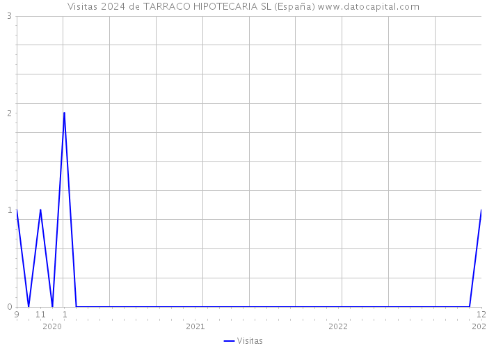 Visitas 2024 de TARRACO HIPOTECARIA SL (España) 